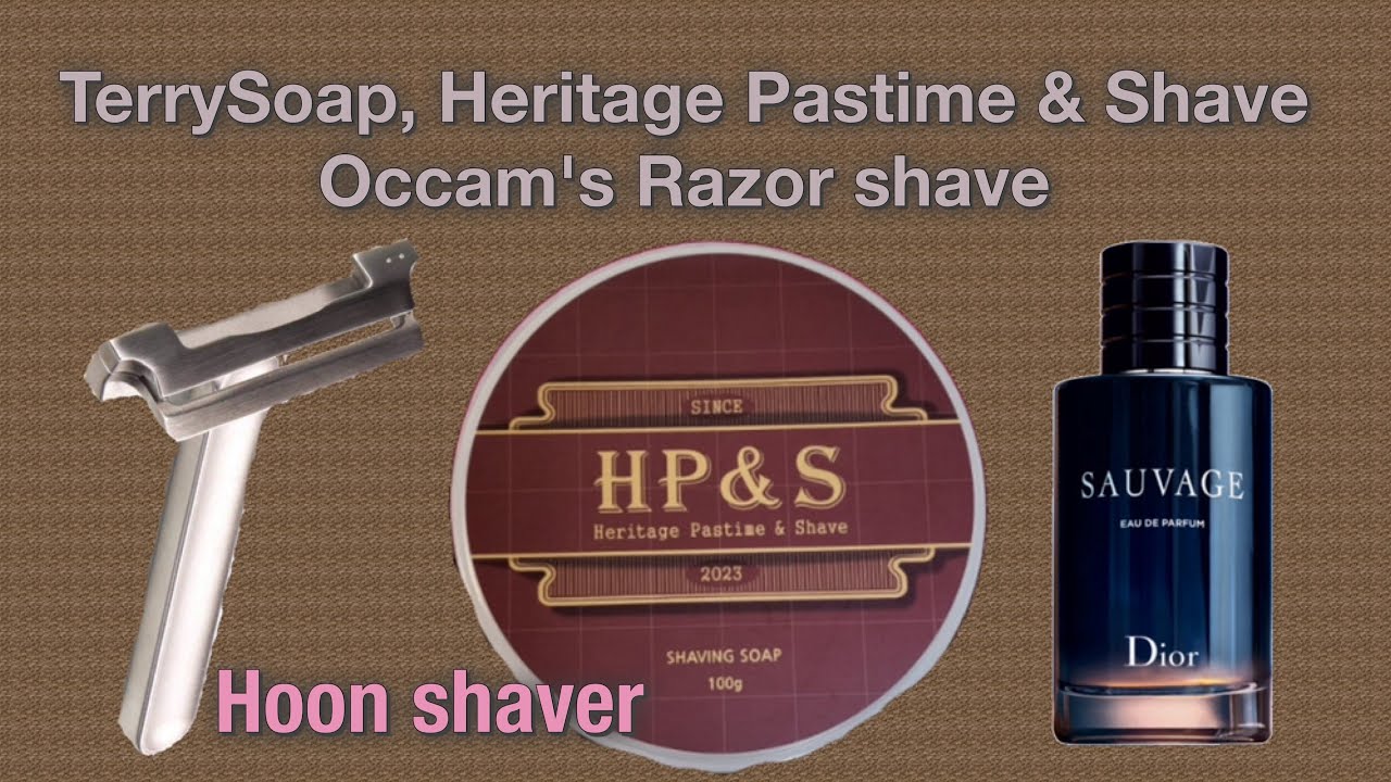 디오르 소봐쥬 향 HP&S(Terry Soap)/Occam's Razor 면도 - YouTube