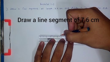 Class 10 Mathematics Chapter 11 Constructions Exercise 11.1 Question no. 1 |