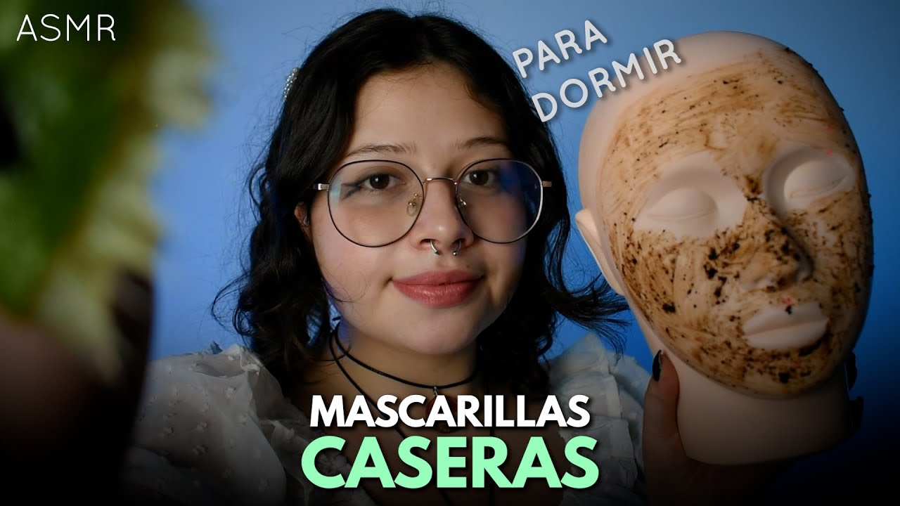 ASMR en ESPAÑOL SPA 🍋🧼MASCARILLAS que te HACEN DORMIR + Soft spoken ✨😴 Vivalen ASMR