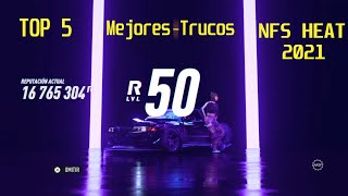 TOP 5 MEJORES TRUCOS NFS HEAT en 2021 + Cómo Subir de nivel - Truco extra