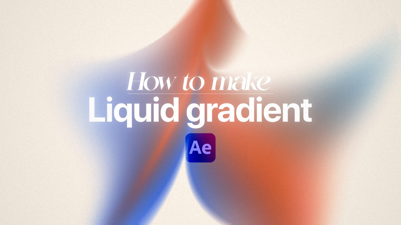 Create This Liquid Gradient Background in 5 Minutes ! - YouTube