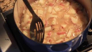 How To Make Clic New England Fish Chowder With Haddock Living Off The Land And Sea