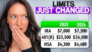 New 2026 Retirement Limits: How Much YOU Can Really Save This Year (IRAs, 401(k)s, HSAs \u0026 More)