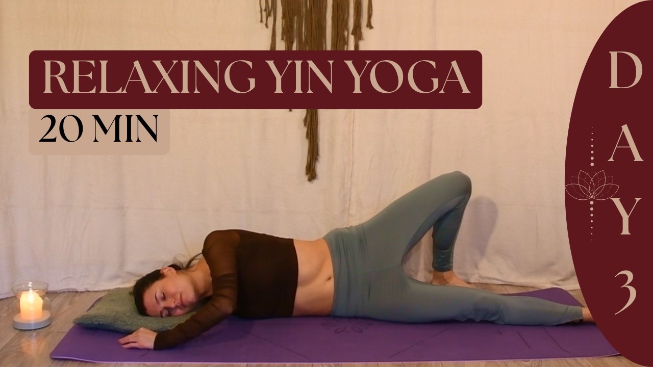 20 Min Relaxing Yin Yoga | Shoulders, Chest & Heart | Day 3