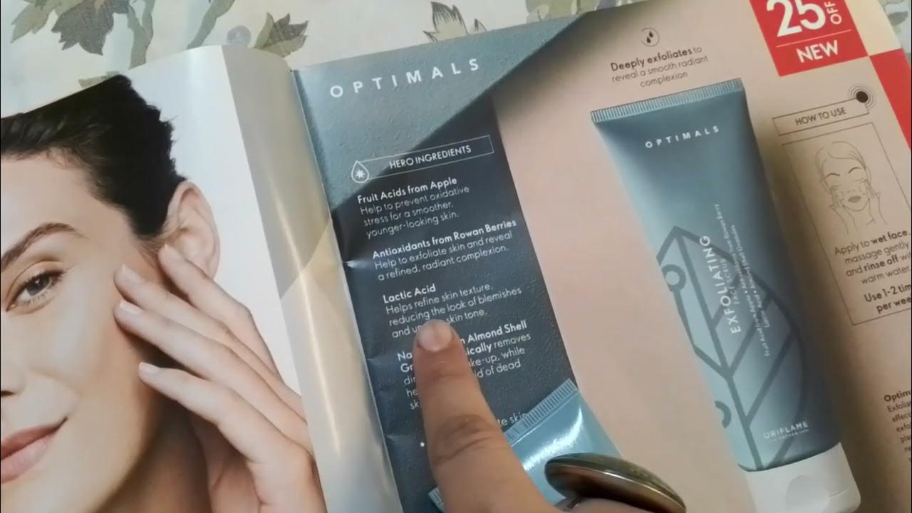Optimals Exfoliating Face Scruboriflame Review sarahkhurram YouTube