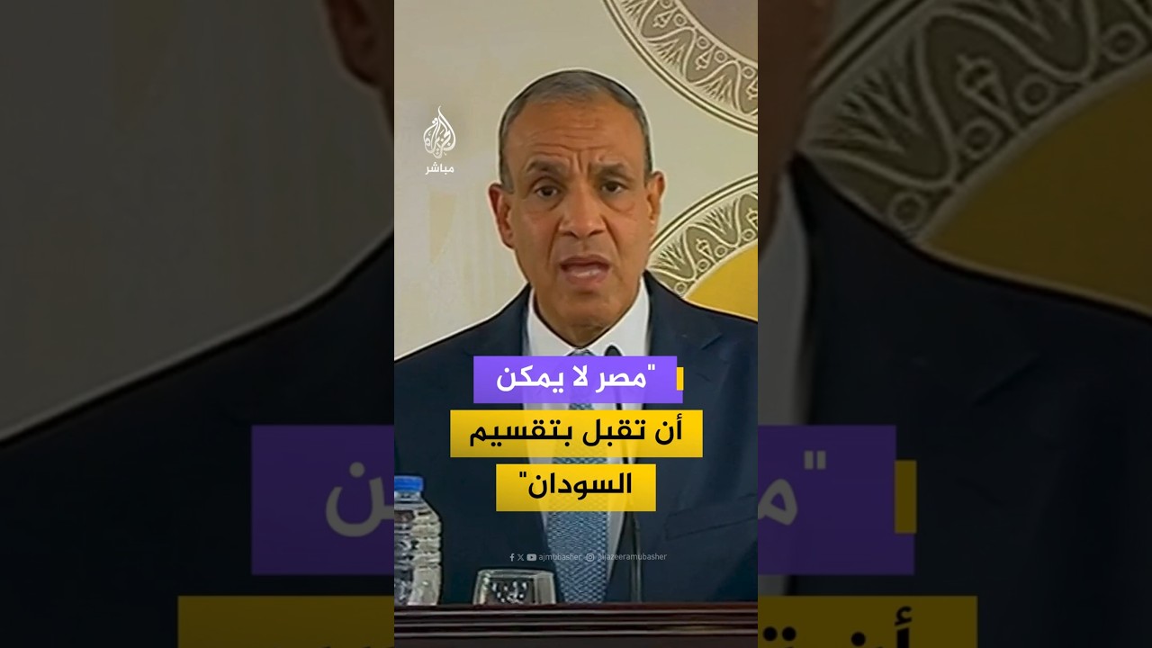 "مصر لا يمكن أن تقبل بتقسيم السودان"