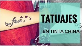 TATUAJES TEMPORALES EN TINTA CHINA / Michelle Macia