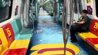 [FIFA Museum-Themed Train!] SMRT R151 (829/830) Marina South Pier to Raffles Place