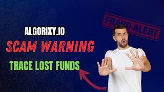 algorixy.io Review: SCAM Investigation | Trace Your Lost Funds | 2026 Investor Alert
