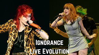 Paramore - Ignorance Live Evolution (2009-2022)