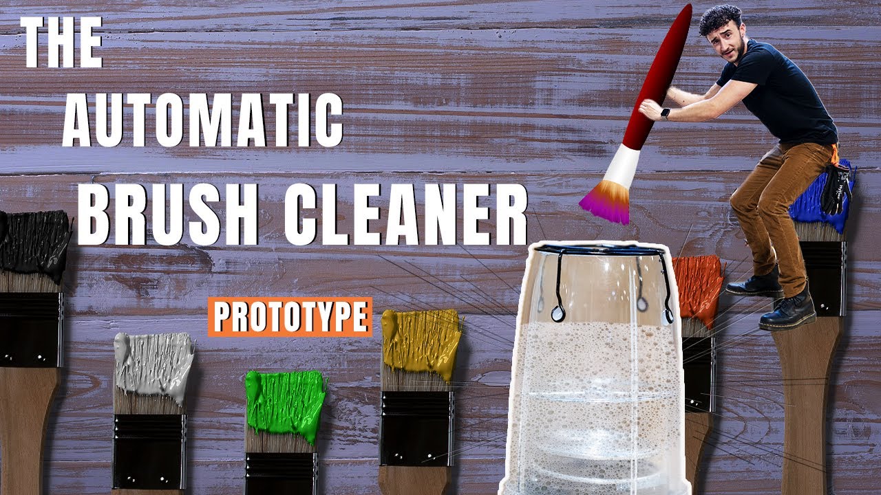 Automatic Paint Brusher Cleaner: Never Wash Your Brushes By Hand Again