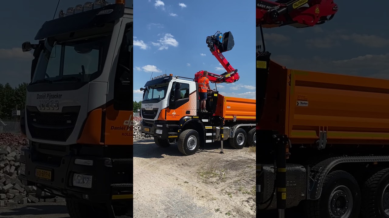 Iveco Trakker met Palfinger Epsilon kraan