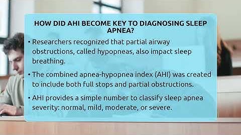 How Did AHI Become Key To Diagnosing Sleep Apnea? - Sleep Apnea Support Network