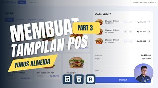 03 MEMBUAT FRONT-END POS (POINT OF SALE) - STYLING DAN NAVBAR screenshot 4