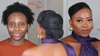 The Elegant Hairstyle On Short 4c Natural Hair That Broke The Internet