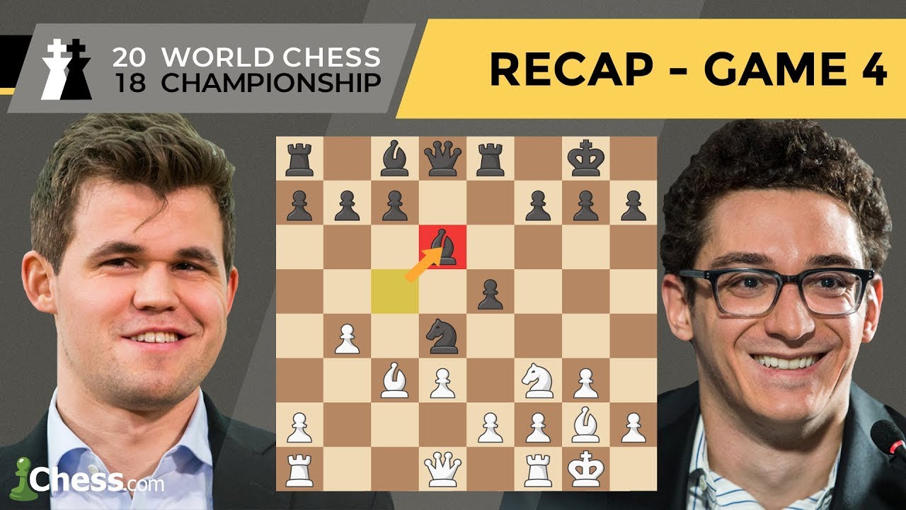 Magnus Carlsen and Fabiano Caruana play to bloodless draw in Game 4 – as it  happened, World Chess Championship 2018