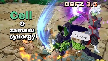 DBFZ 3.5 Cell & Zamasu synergy. Bnb, block strings & mini rejump guide! [#DBFZ]