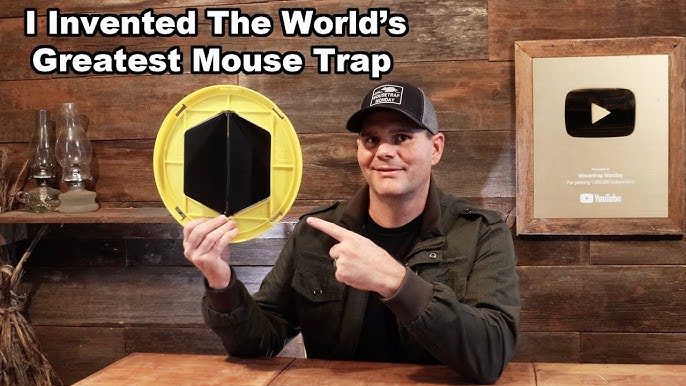 RinneTraps - Flip N Slide Bucket Lid Mouse Trap |Humane or Lethal| |Trap  Door Style| |Multi Catch |Auto Reset| |Indoor Outdoor| |No See Kill| |5