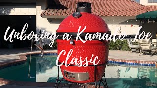 How to Unbox and build a kamado joe class 2