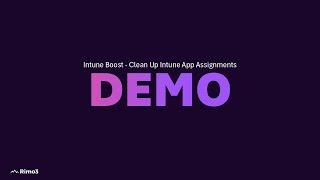 Intune Automation - Clean up Intune app assignments