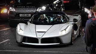 Saudi Prince Badr Bin Saud driving his $5 Million LaFerrari Aperta in Central London!!!