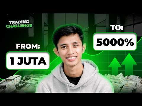 Cara rubah 1 juta menjadi naik 5000% (Portofolio) | Trading_Challenge EP 1