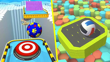 Going Balls Vs Action Balls All Levels Gameplay Android iOS #201