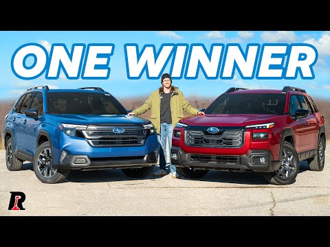 Subaru Forester vs Outback Comparison // Redesign Rematch!