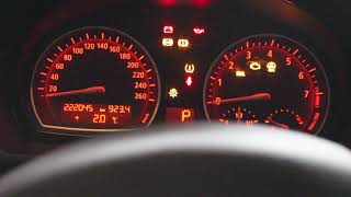 BMW X3 Notification Lights