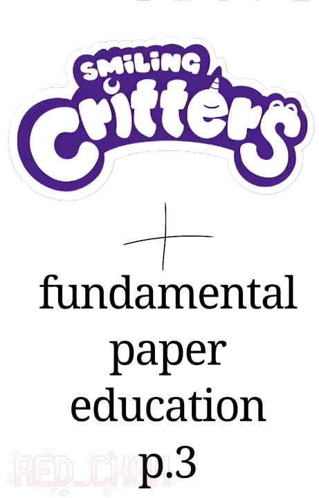 fundamental paper education   smiling critters(3/4)/#short#fundamentalpapereducation#smilingcritters