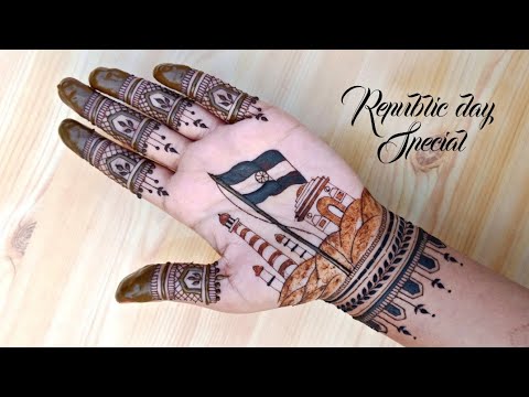 Republic Day 2021 special mehndi design || indian flag mehndi design ||  Mehndi Creations - YouTube