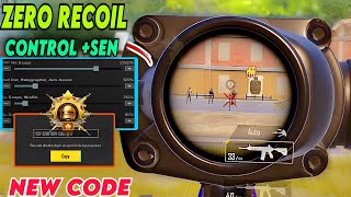 New Update 3.1Best Sensitivity code + Control Settings Pubg Mobile /Bgmi Sensitivity Settings