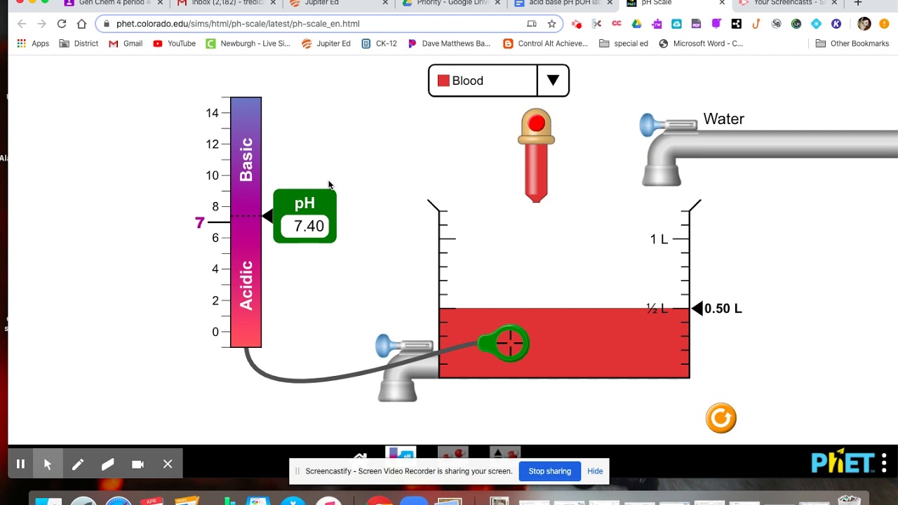 Virtual acid, base, pH,pOH LAB - YouTube