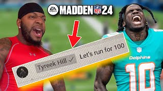 @TyreekHill Called Me Out To A $100 Money Game! Lets Run It!