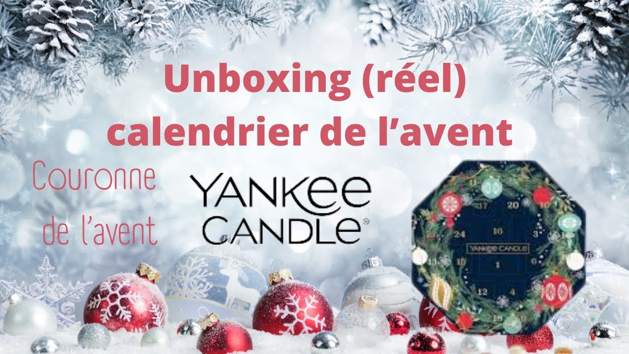 🎄🕯Unboxing (réel) Calendrier de l’avent Yankee Candle « Couronne de l