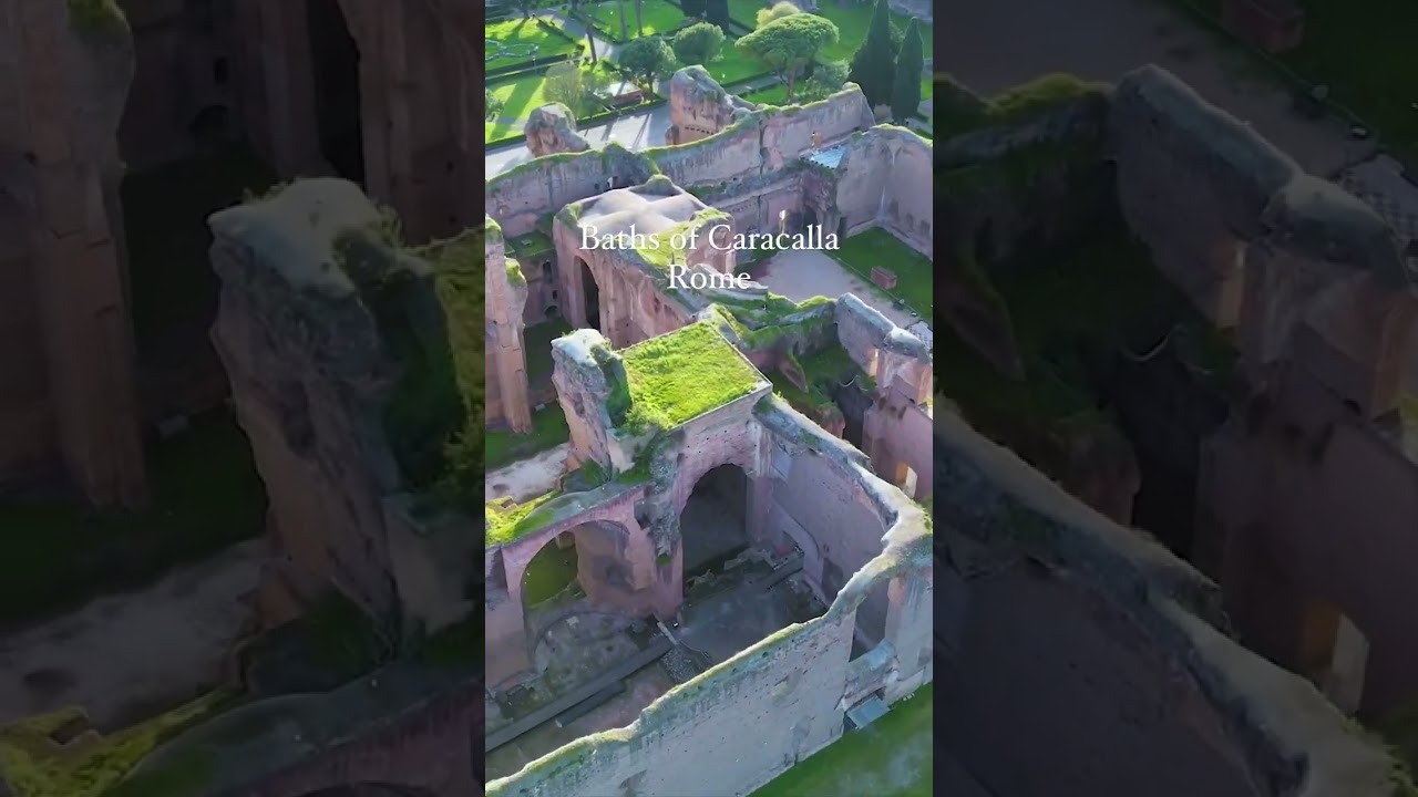 Explore the Ancient Baths of Caracalla in Rome | Augmented Reality Tour of 216 AD 