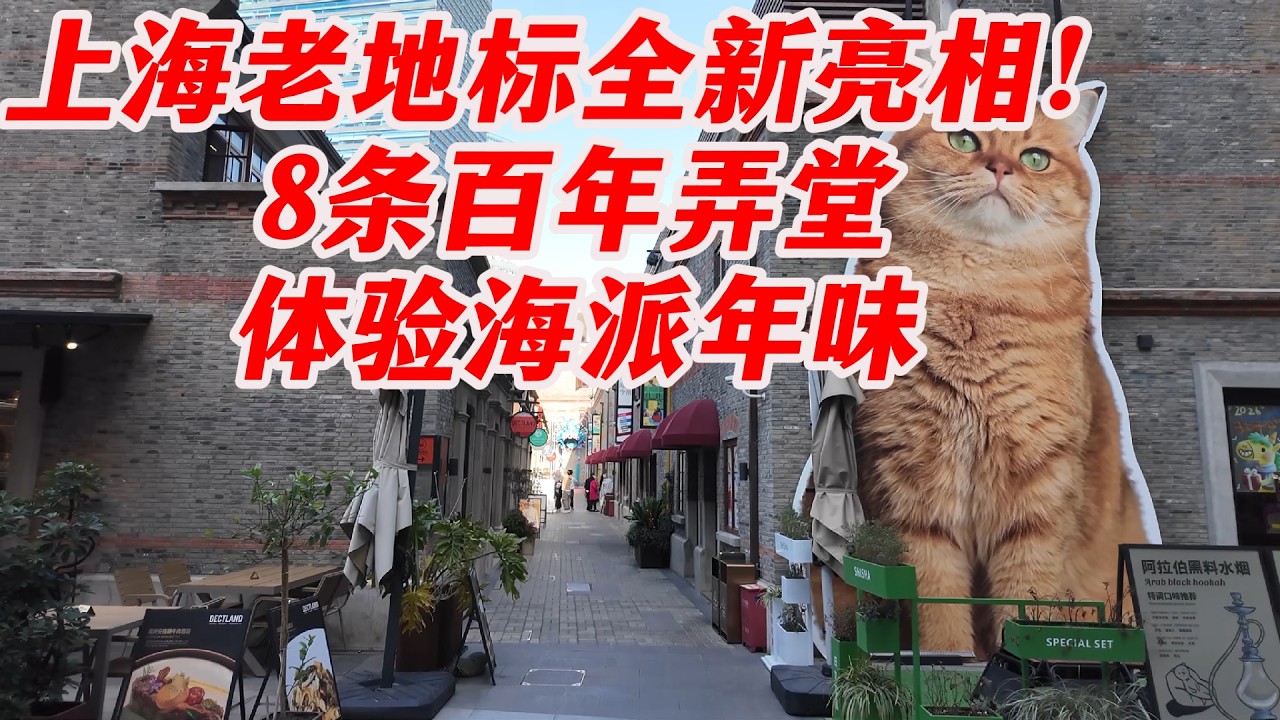 下一个新天地？上海老地标突然翻红！百年豪宅+精致弄堂+市集，满满烟火气和海派年味，是个city walk的好地方。