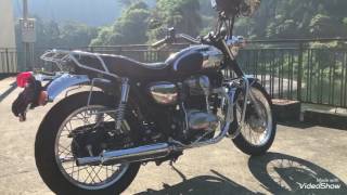 【W650】W650と軍艦岩だけの動画