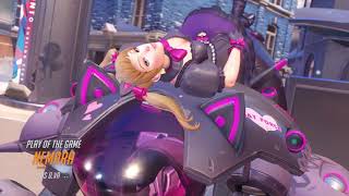 D.va Play - Triple Kill And Accidental Squish