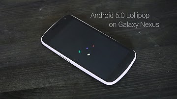 Android 5.0 Lollipop on Samsung Galaxy Nexus