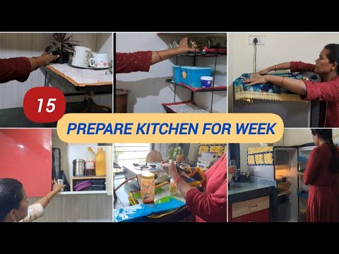KITCHEN ROUTINE FOR WEEK, किचन का काम हुआ आसान RESET TIPS TO MANAGE ...
