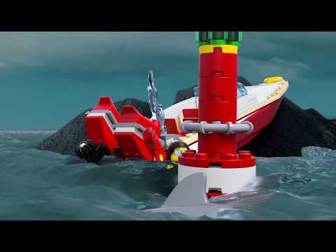 vært Rykke utilsigtet Coast Guard Headquarters - LEGO CITY - 60167 - Product Animation - YouTube