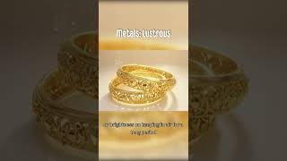 Metals: Lustrous #shiny #gold #silver #scienceshorts #chemistry #oxidation #carbonate