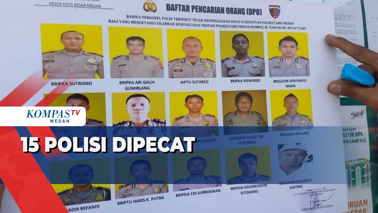 Polda Sumut Sebut Sudah Pecat 15 Oknum Polisi yang Sebelumnya Viral Masuk DPO
