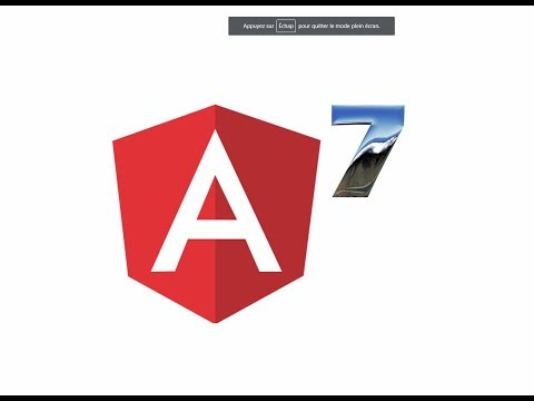Nouveautés d'Angular 7 - vidéo 1 : le drag and drop