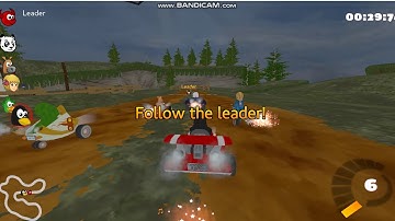 Supertuxkart 0.9.3 Following the leader