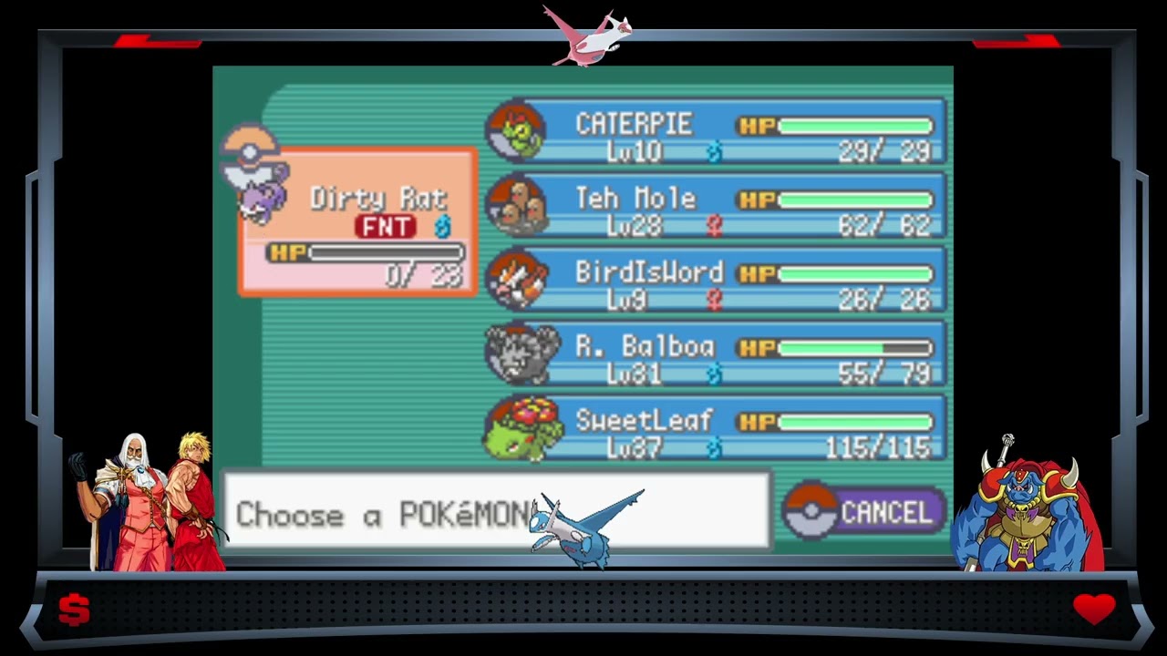 Pokemon FireRed: Special Edition, Pokemon (Ghost) Tower, vs. Butch, Cassidy, and Apollo