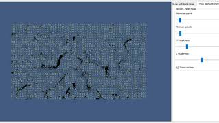 Simplex Noise Flow Field