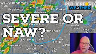Severe Weather Risk Saturday Storm Forecast for Rutherford County