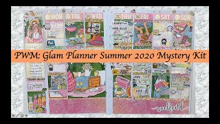 Plan With Me: Glam Planner Summer 2020 Mystery Kit